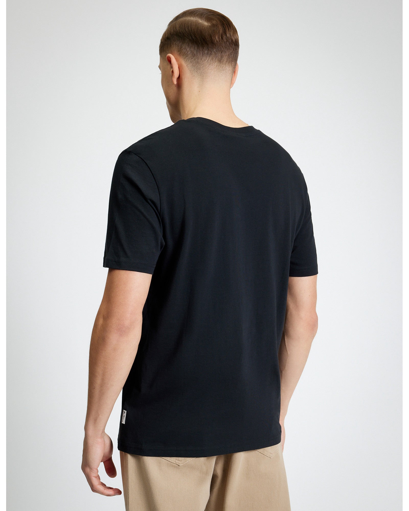 Record Swap Tee - Black - Back View