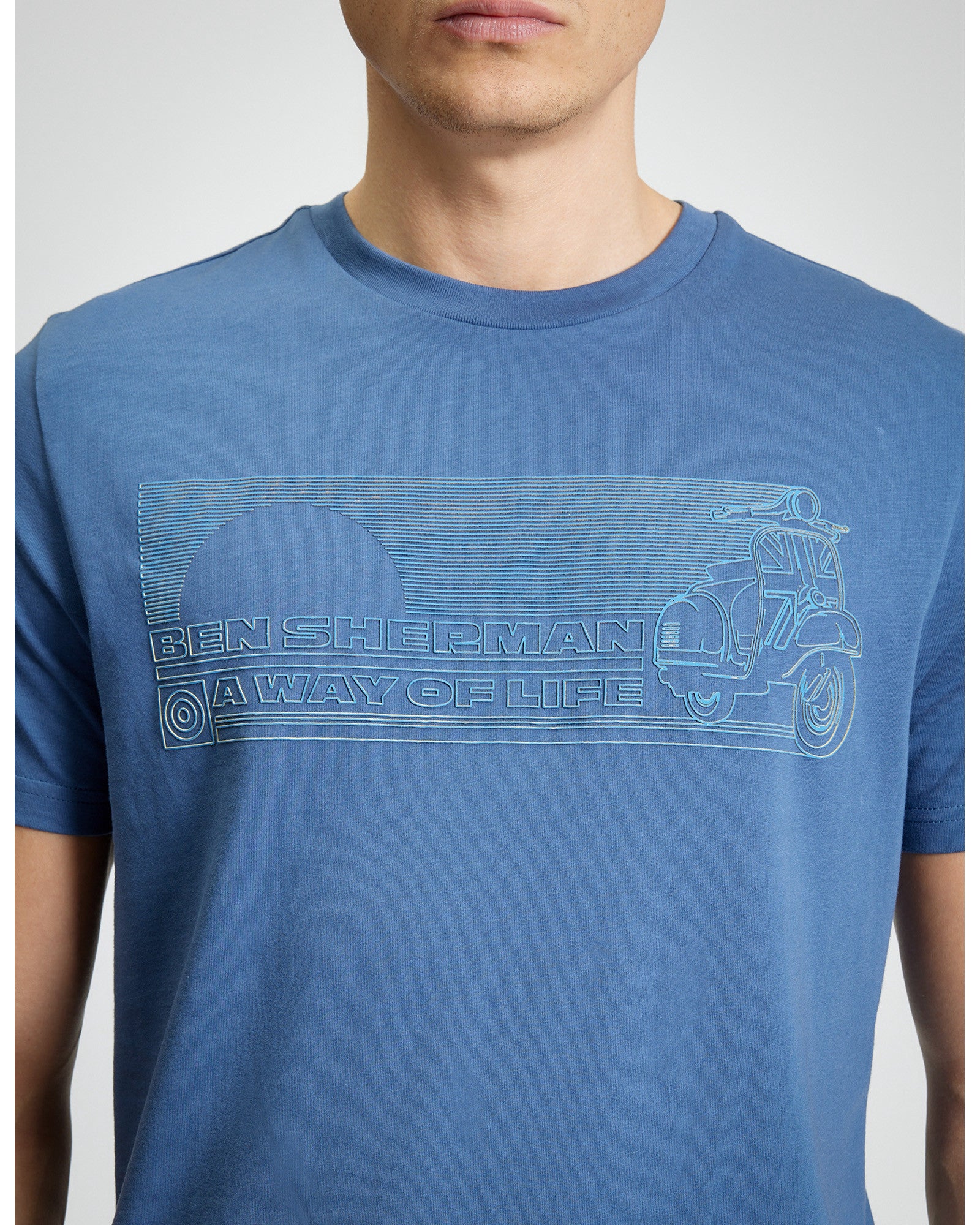 A Way Of Life Tee - Indigo - Close-Up