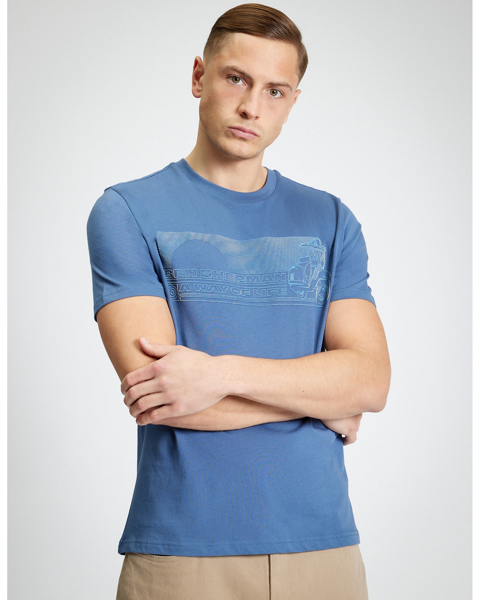 A Way Of Life Tee - Indigo - Styled