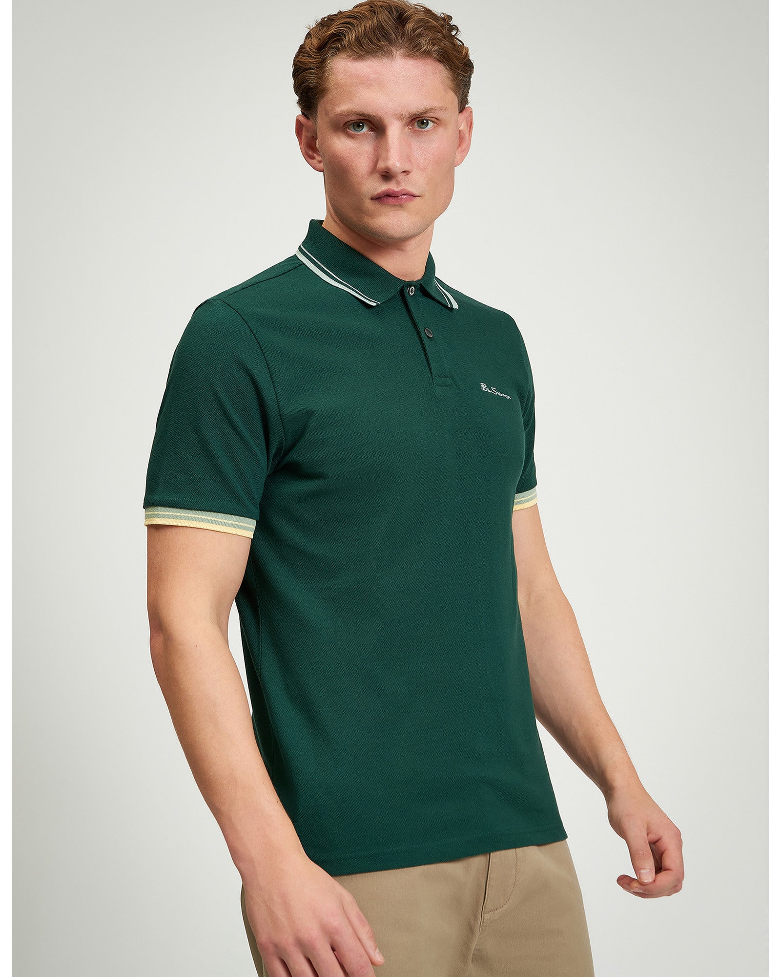 Signature Pique Polo - Forest - Styled